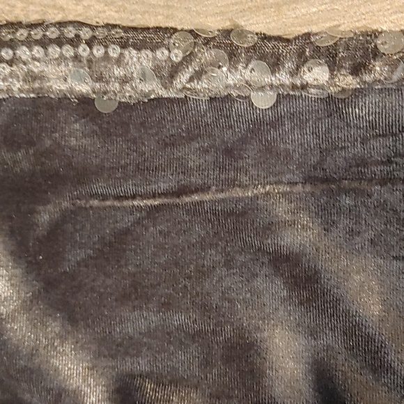 Chic Me Sparkling Velvet Sequin Tracksuit Women's Small (4-6) Flaw On Pants, Y2K - Picture 7 of 9